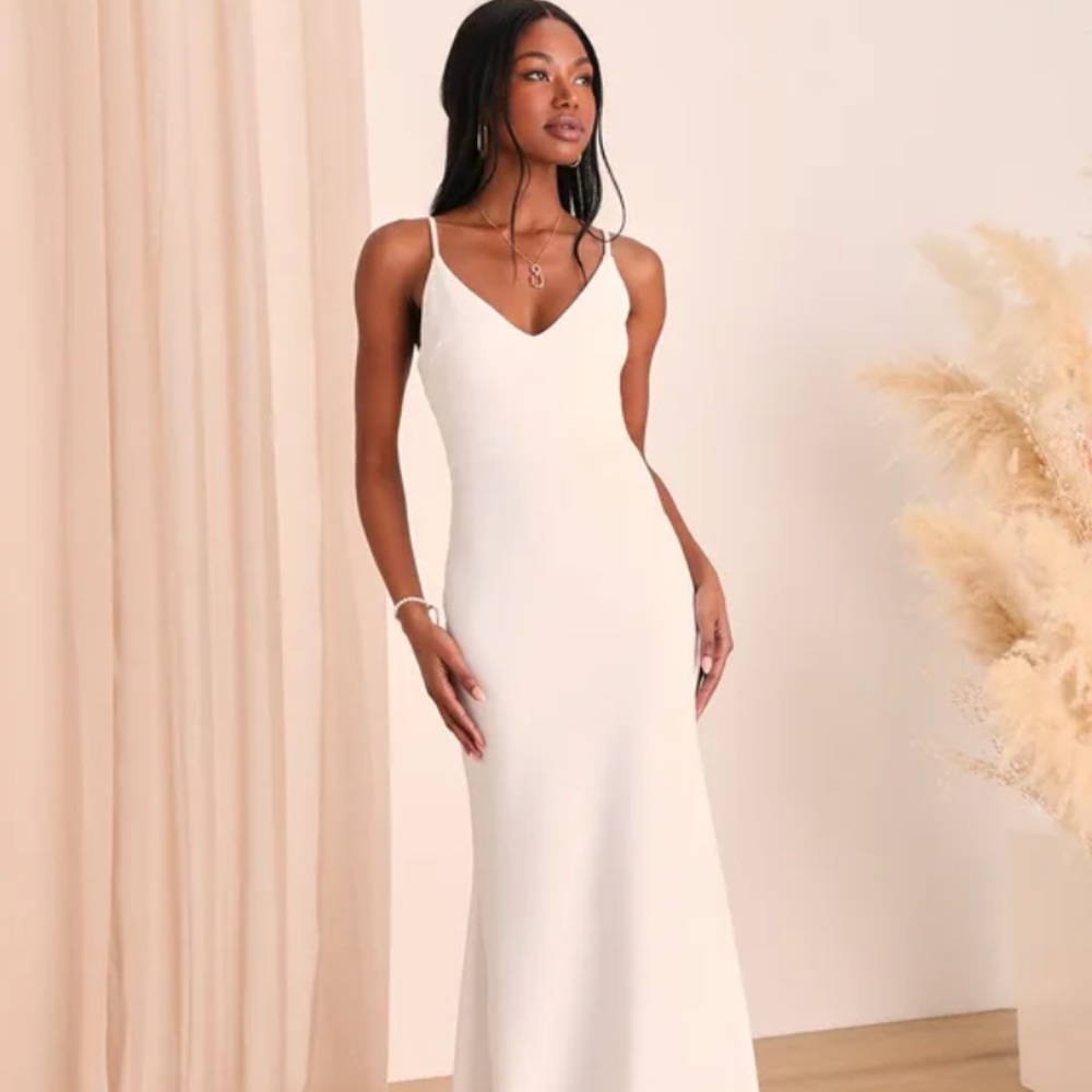 Lulu’s infinite glory wedding dress